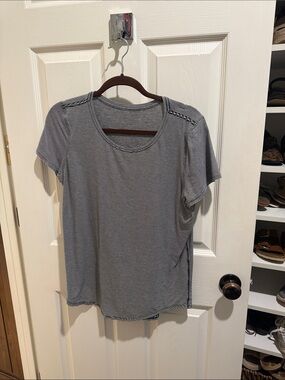 lululemon athletica Short Sleeve Striped Crew Tee - Black & White